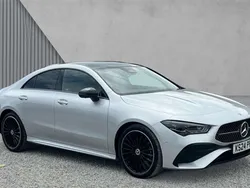Silver Used 2024 Mercedes CLA220 AMG Line Premium Plus Sedan | £32,690 (Fair price)