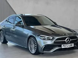 Grey Used 2022 Mercedes C220 AMG Line Premium Sedan | £31,614 (Fair price)
