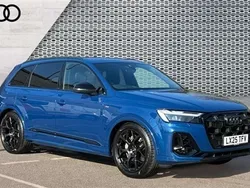 Blue New 2025 Audi Q7 Black Edition SUV | £62,555