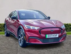 Red Used 2021 Ford Mustang Mach-E Extended Range SUV | £26,999 (Fair price)