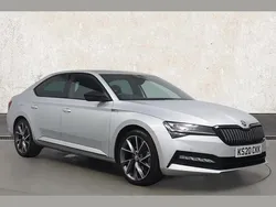 Silver Used 2020 Skoda Superb SportlinePlus Hatchback | £18,956 (Fair price)