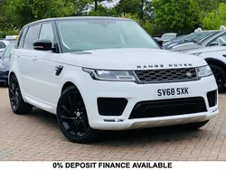 White Used 2018 Land Rover Range Rover Sport HSE Dynamic SUV | £28,699 (Fair price)