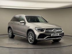Mojave silver Used 2021 Mercedes GLC300 AMG line SUV | £32,000 (Fair price)
