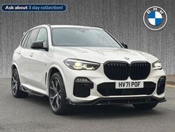 White Used 2021 BMW X5 M Sport SUV | £42,999 (Fair price)