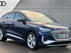 Blue Used 2025 Audi Q4 e-tron S-Line SUV | £34,560 (Fair price)