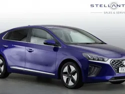 Blue Used 2021 Hyundai Ioniq Premium SE Sedan | £16,632 (Fair price)