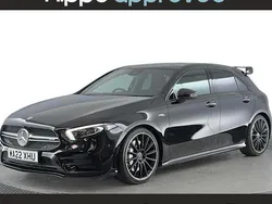 Black Used 2022 Mercedes A35 AMG Premium Plus Hatchback | £29,880 (Fair price)