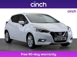 White Used 2020 Nissan Micra Acenta Hatchback | £10,959 (Fair price)
