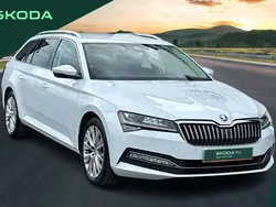 White Used 2023 Skoda Superb SE L Estate | £26,749