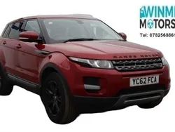 Red Used 2012 Land Rover Range Rover evoque Pure | £5,695