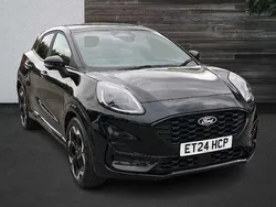 Black Used 2024 Ford Puma Gen-E ST-Line X SUV | £23,390 (Expensive)