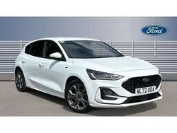 White Used 2022 Ford Focus ST-Line Hatchback | £14,577 (Fair price)