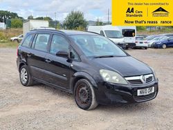 Black Used 2010 Vauxhall Zafira MPV | £1,488 (Fair price)