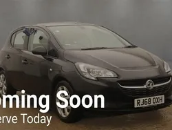 Black Used 2018 Vauxhall Corsa Hatchback | £7,495 (Fair price)