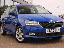 Energy blue Used 2020 Skoda Fabia SE Hatchback | £9,995 (Fair price)