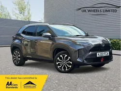 Grey Used 2022 Toyota Yaris Hybrid Design Hatchback | £16,990 (Expensive)