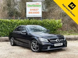Black Used 2019 Mercedes C200 AMG line Sedan | £12,199 (Fair price)