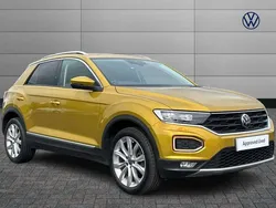 Yellow Used 2022 VW T-Roc SEL SUV | £17,990 (Good price)