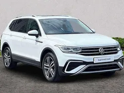 White Used 2023 VW Tiguan Allspace R-line SUV | £31,495 (Expensive)