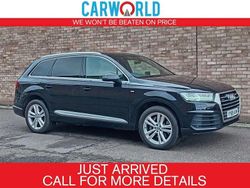 Black Used 2019 Audi Q7 S-Line SUV | £28,990 (Fair price)