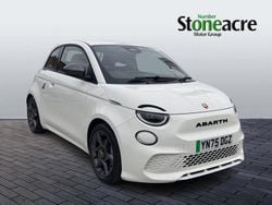 White New 2025 Abarth 500e Hatchback | £24,495 (Fair price)