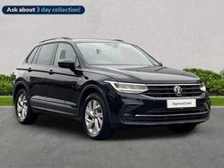 Black Used 2021 VW Tiguan Life SUV | £17,230 (Fair price)