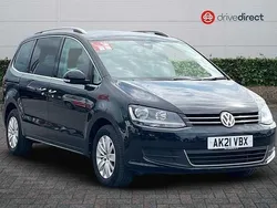 Black Used 2021 VW Sharan SE MPV | £19,430 (Fair price)