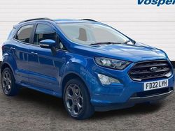 Blue Used 2022 Ford Ecosport ST-Line SUV | £12,250 (Fair price)