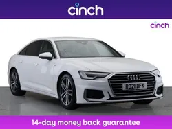 White Used 2021 Audi A6 S-Line Sedan | £22,099 (Good price)