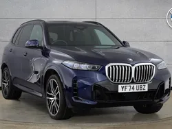 Blue Used 2024 BMW X5 M Sport SUV | £72,222 (Expensive)