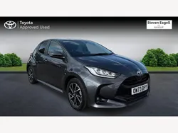 Grey Used 2023 Toyota Yaris Hybrid Design Hatchback | £17,358 (Fair price)