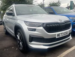 Brilliant silver metallic Used 2024 Skoda Kodiaq SportLine SUV | £31,700 (Good price)