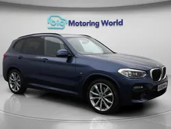 Blue Used 2018 BMW X3 M Sport SUV | £24,500 (Fair price)