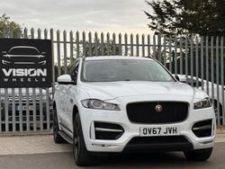 White Used 2017 Jaguar F-Pace R-Sport SUV | £16,495 (Fair price)