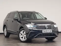 Black New 2025 VW Tiguan Allspace Life SUV | £31,998 (Fair price)