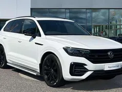 Pure white Used 2023 VW Touareg Black Edition SUV | £46,197 (Fair price)