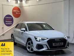 White Used 2022 Audi A3 Sportback S-Line Hatchback | £20,999 (Fair price)
