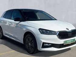 Moon white metallic black magic pearl effect Used 2024 Skoda Fabia Design Edition Hatchback | £17,890 (Fair price)
