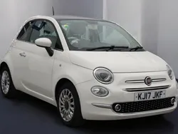 White Used 2017 Fiat 500 Lounge Hatchback | £5,899 (Fair price)
