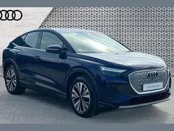 Blue Used 2024 Audi Q4 Sportback e-tron Sport SUV | £29,103