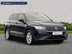 Black Used 2022 VW Tiguan Allspace Life SUV | £24,298 (Good price)