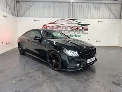 Black Used 2018 Mercedes E220 AMG line Coupe | £17,499 (Good price)