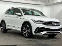White Used 2021 VW Tiguan R-line SUV | £27,295 (Fair price)