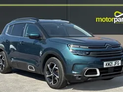 Tijuca blue metallic Used 2021 Citroën C5 Aircross PureTech SUV | £12,000 (Good price)
