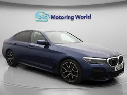 Blue Used 2021 BMW 520 M Sport Sedan | £26,200 (Fair price)