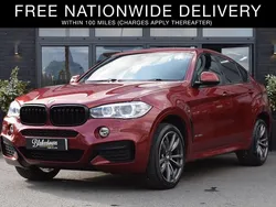 Red Used 2016 BMW X6 M Sport SUV | £22,499 (Fair price)
