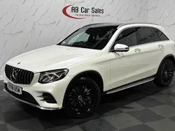 White Used 2018 Mercedes GLC350 AMG line Estate | £18,999 (A bit pricey)