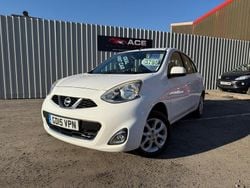 White Used 2015 Nissan Micra Acenta Hatchback | £3,495 (Fair price)