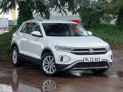 White Used 2022 VW T-Roc Style SUV | £17,998 (Fair price)