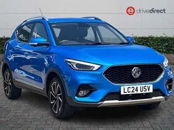 Metallic battersea blue Used 2024 MG ZS Exclusive Sedan | £14,840 (Fair price)